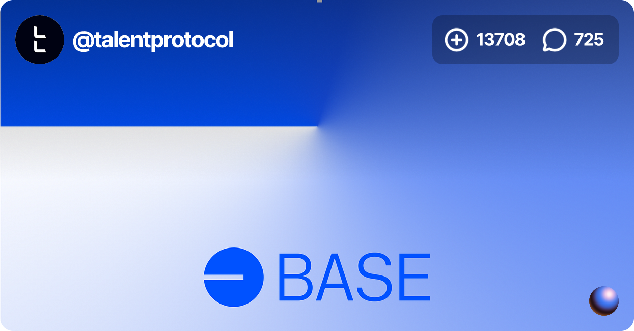 Talent Protocol Is Officially Based